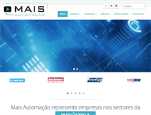 Tablet Screenshot of mais-automacao.pt